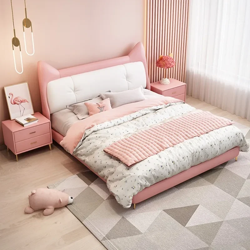 Mattress Bedroom Children Bed Floor Wood Sleeping Ergonomic Convertible Boys Children Bed Girl Letto A Castello Beds Furniture