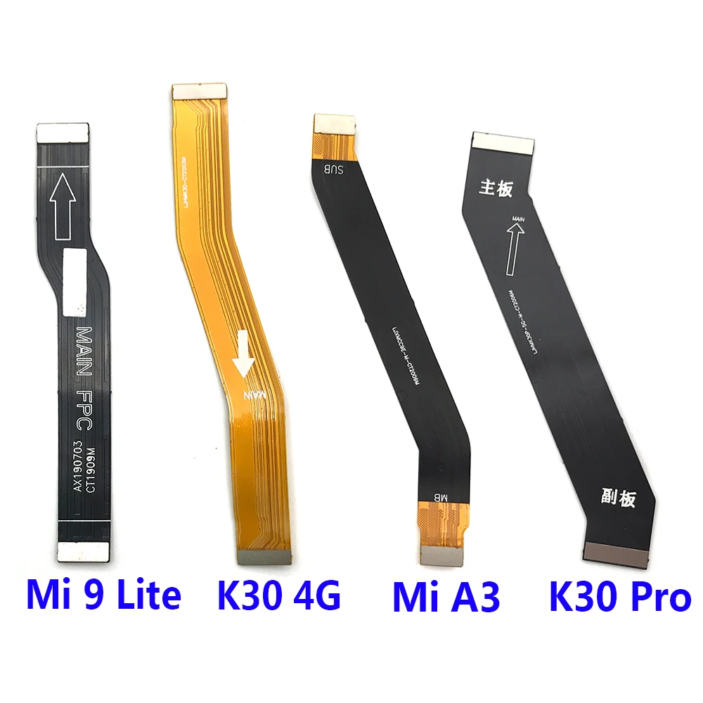 10Pcs/Lot, Main FPC LCD Display Connect Mainboard Flex Cable Ribbon For Xiaomi Mi A3 F2 Pro F3 / K30 Pro / Mi 9 Mi9 11 Lite