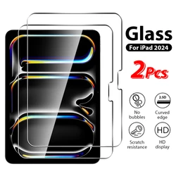 Tempered Glass For Ipad Pro 13 12.9 2024 Air 11 5 4 3 2 1 M4 M2 Screen Protector For 10 9 9th 10th Generacion Mini 7 6 10.2 Film