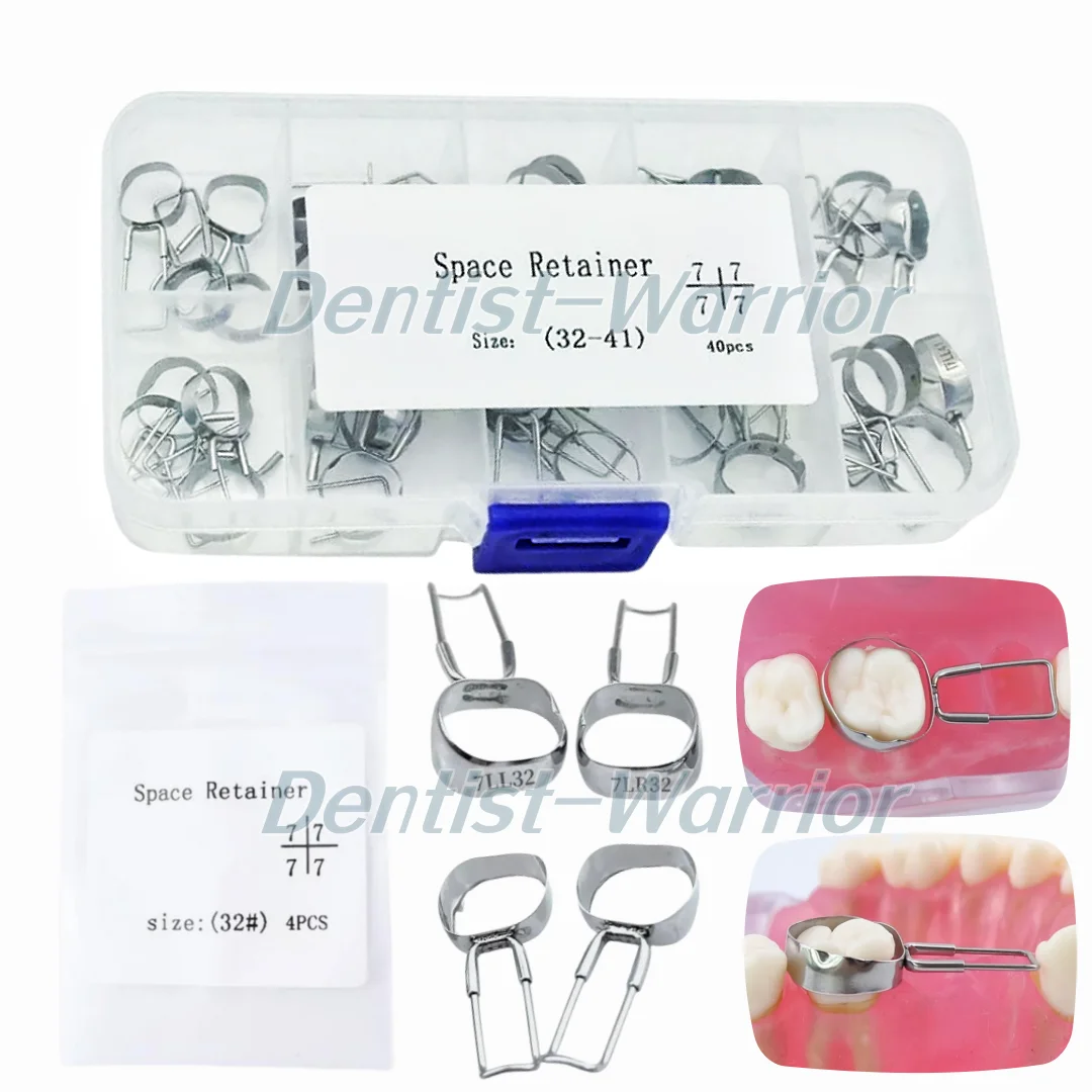 Dental Space Retainer Band Molar Adjacent Teeth Missing Maintainer Bands 10 Sizes Molar Band Loop Tools