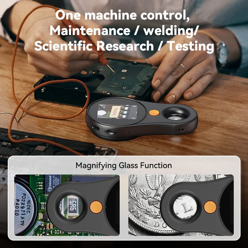 Digitale Microscoop 1080P 500x Videomunt Microscopio Met Vergrootglas Elektronica Reparatie Huid Analyzer Voor Windows/Mac