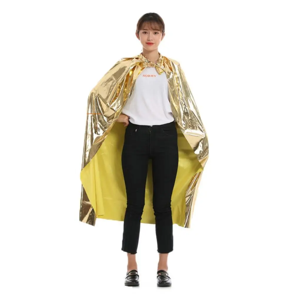 다목적 잔인 사신 망토 밝은 색상 나이트 클럽 바 드레스 마녀 가운 의상 코스프레 소품 코트 할로윈 코스프레 망토