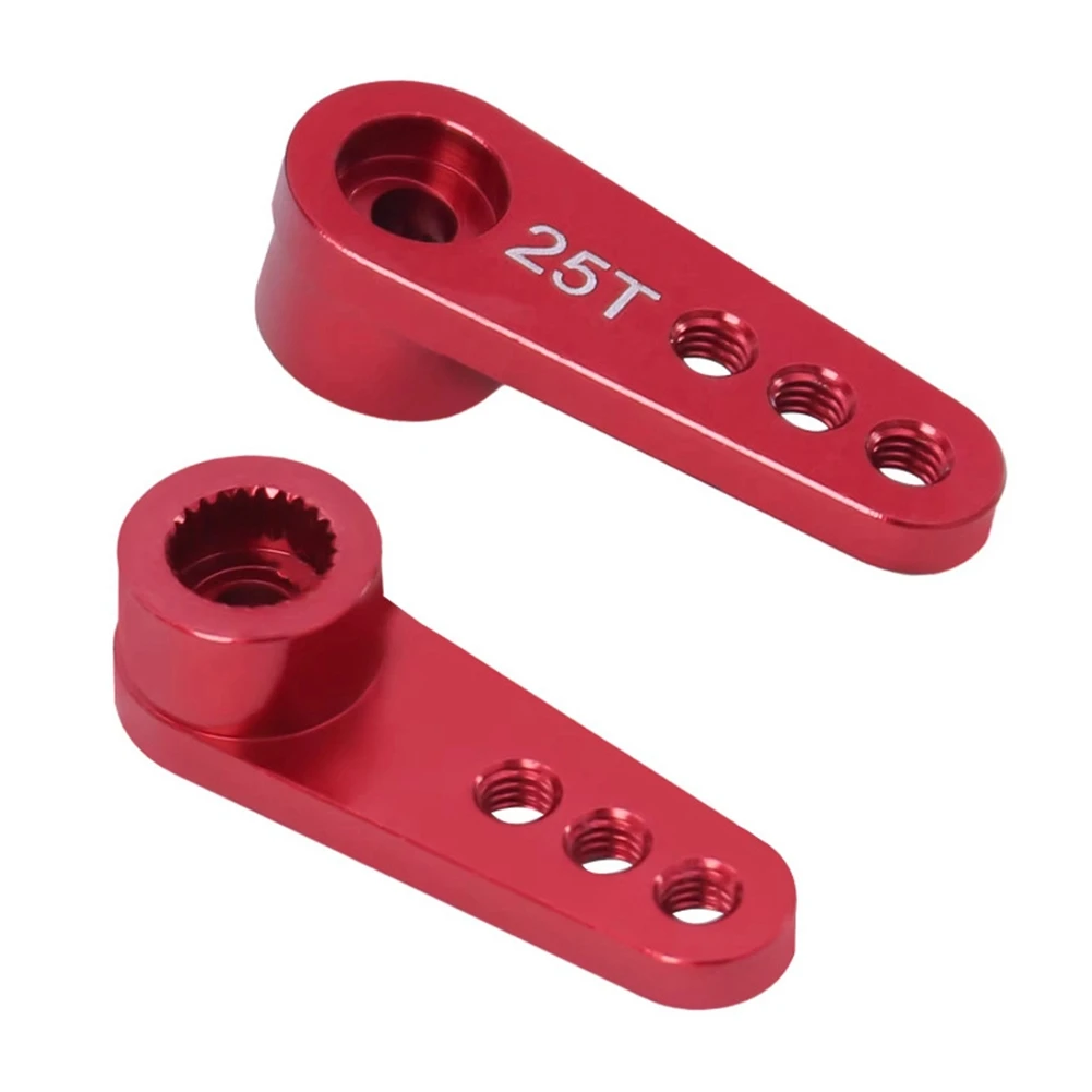 AS96-25T سبائك الألومنيوم RC توجيه السيارة سيرفو القرن الذراع ل 1/10 1/8 RC قطع غيار السيارات الزاحفة