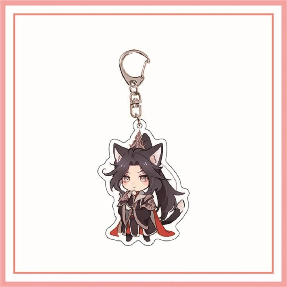 Hot Tian Guan Ci Fu Keychain Anime Heavenly God Blesses The PeopleNew Anime Cartoon Figures Key Chain