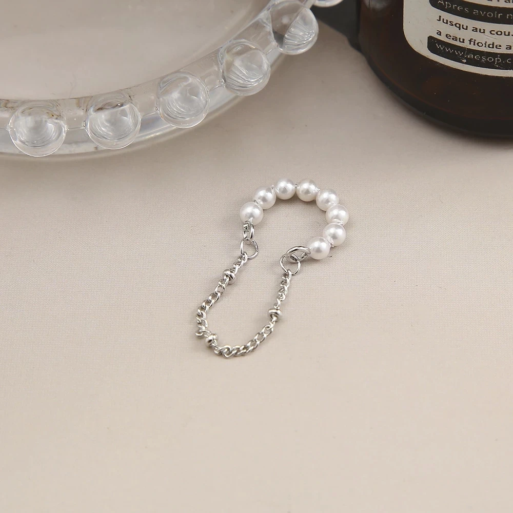 Clips de oreja de perlas de plata para mujeres y hombres, Clip de cartílago falso sin perforación, pendientes de joyería al por mayor, regalo de
