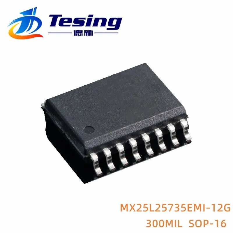 5pcs/lot MX25L25735EMI-12G SOP-16 MX25L25735EMI MX25L25735 FLASH MEMORY 100% new imported original 100% quality