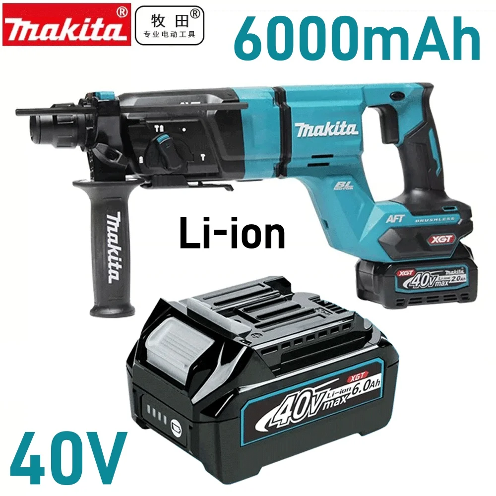 

Lithium Ion Makita 40V MAX XGT Battery 6.0AH/6000mAh Original Battery BL4020 BL4025 BL4040 BL4050 BL4080