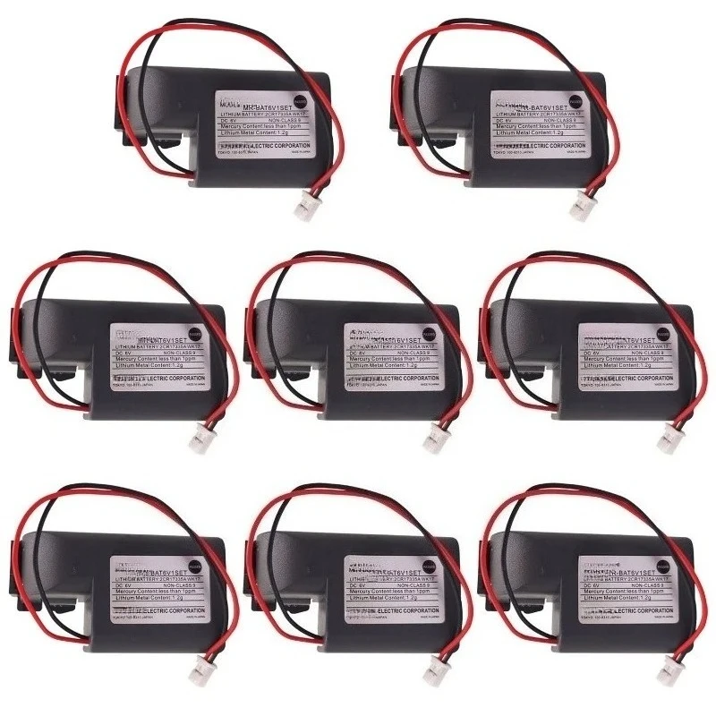 

8X MR-BAT6V1SET 2CR17335A 6V 1800 мАч аккумулятор для сервосистемы MR-J4