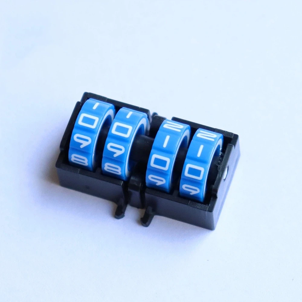 4 Digit Display Board Games Score Counter Multi-Function Adjustable Score Tracker Tally Rotating Mechanism