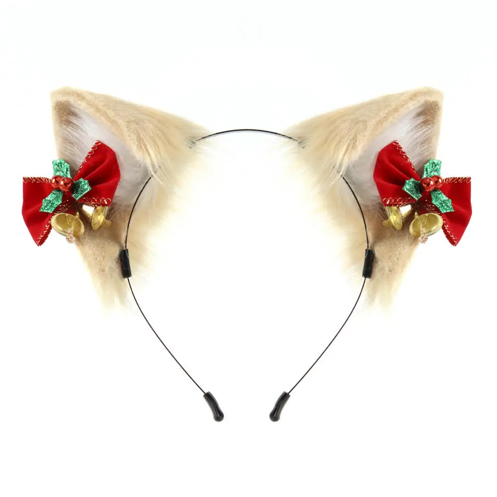 Cerceau de cheveux en peluche, fausses oreilles de chat, Simulation d'oreille d'animal, jolis accessoires pour cheveux, accessoires diffuss, bandeau Lolita