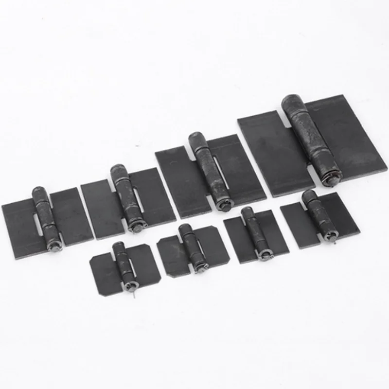 Heavy-Duty Welding Hinge Counterpart Hinge Thickened Symmetrical Hinge Detachable Iron Hinge Iron Door Trash Can Car Hinge
