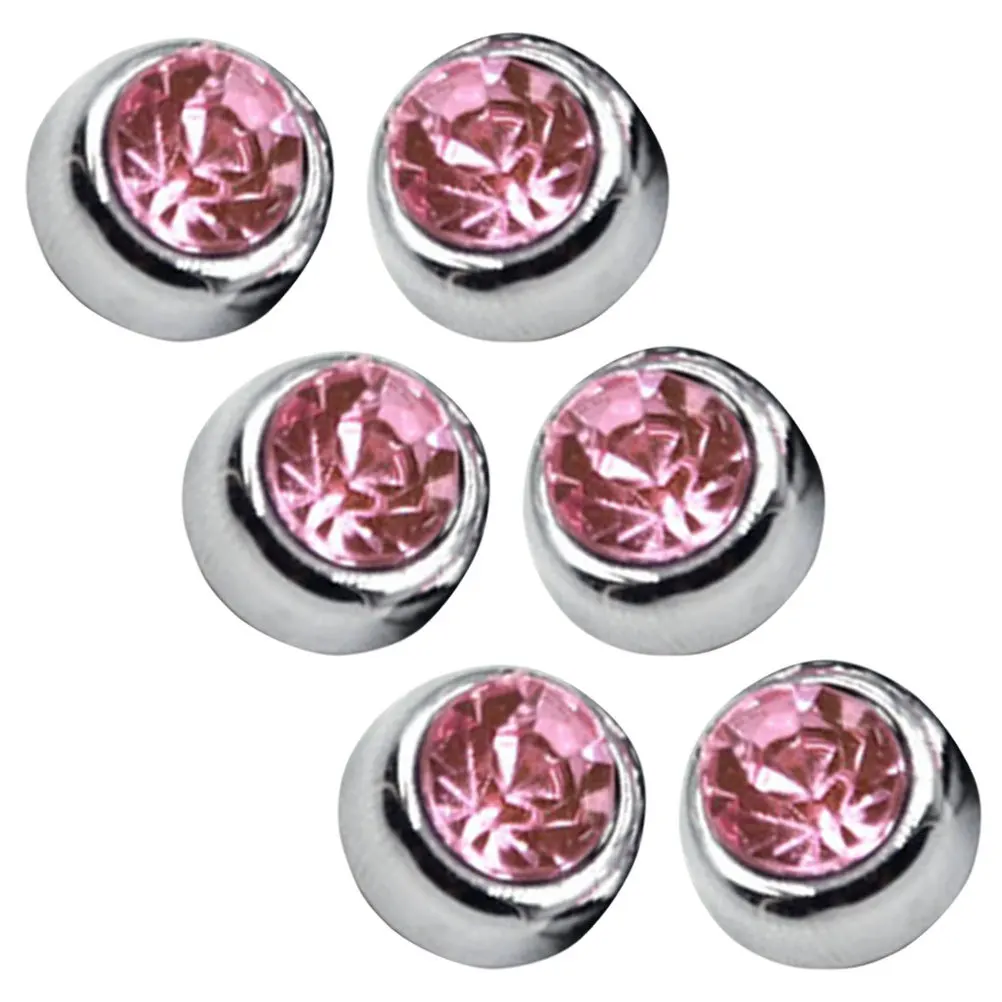 

6pcs Car Body Decoration Rhinestones Bling Air Vent Stickers Abs Plastic Automotive Interior Accessories Decorative Vent