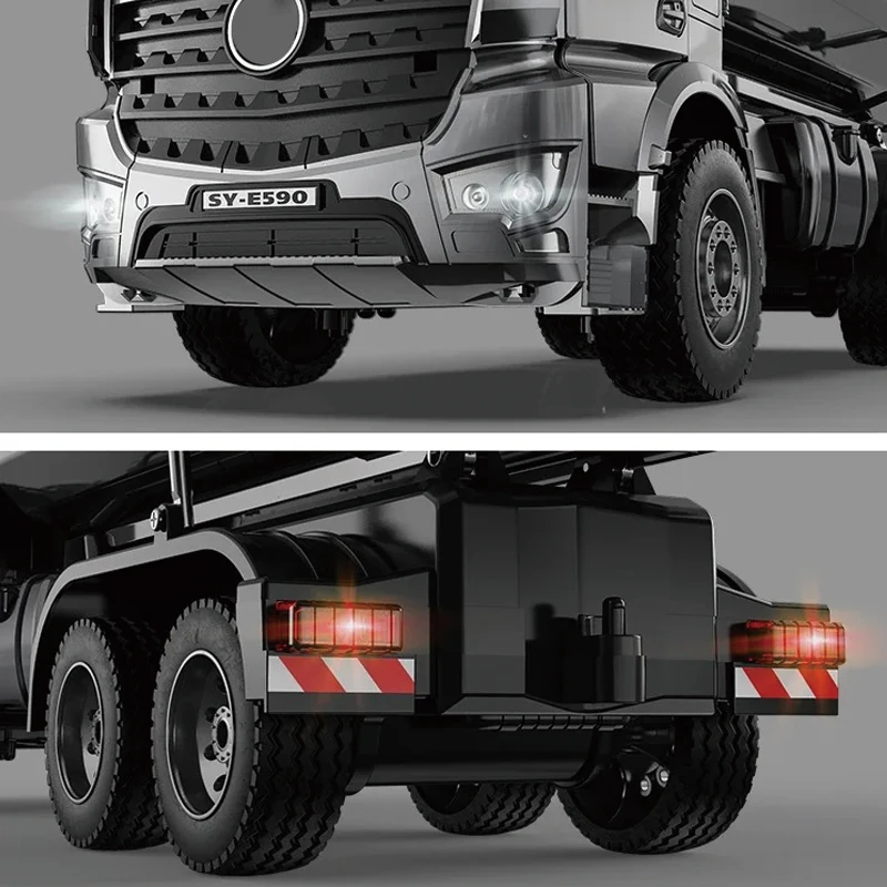 

E590-003 RTR Масштаб 1:20, 2.4G, с дистанционным управлением через приложение, инженерный самосвал, грузовик-самосвал из сплава, с откидным кузовом, радиоуправляемый грузовик