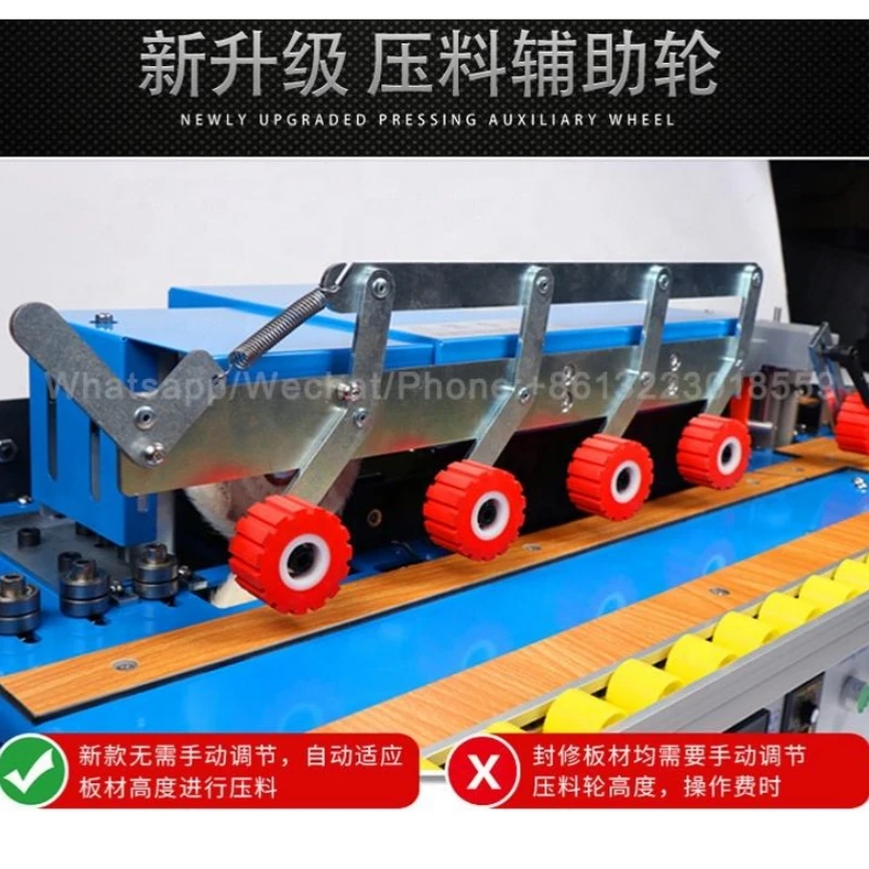 Automatic Curve China Edge Banding Machine Pvc Edge Banding Trimmer Machine