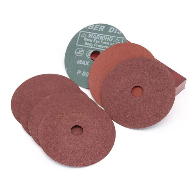 

1Ps Steel Grinding Sandpaper Sanding Discs 4" 5" 100/125mm 36~120 Grit Diamond Polishing Grind Sander Wheel For Angle Grinder