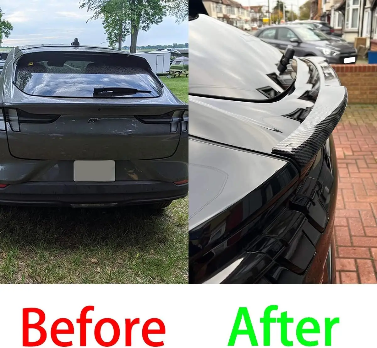 For 2021-2025 Mustang Mach E Rear Spoiler Trunk Spoiler Wing, Compatible with Mustang mach e Exterior Accessories