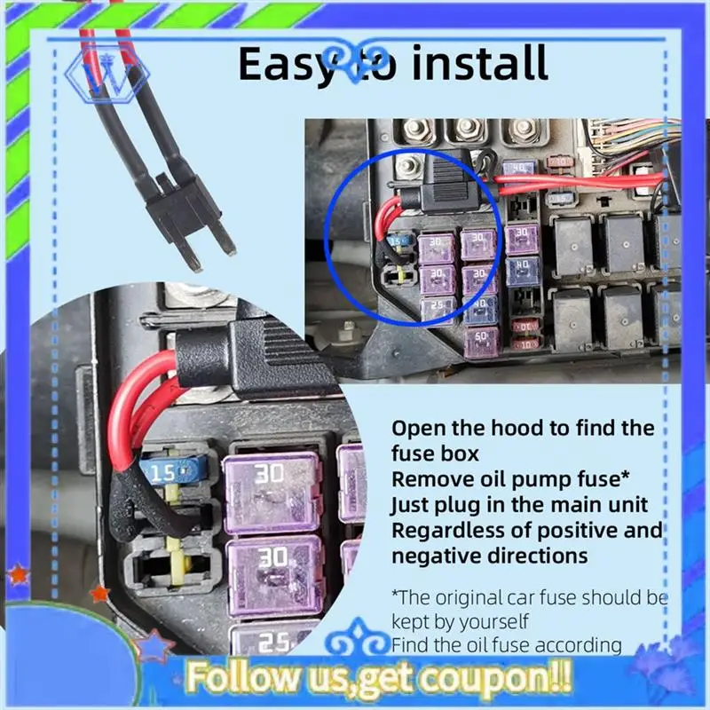 

M46K-Car Wireless Anti-Theft Motorcycle Lock System With Cut Tools Alarm Ca K0B8 Circuit Immobilizer Durable Easy Install