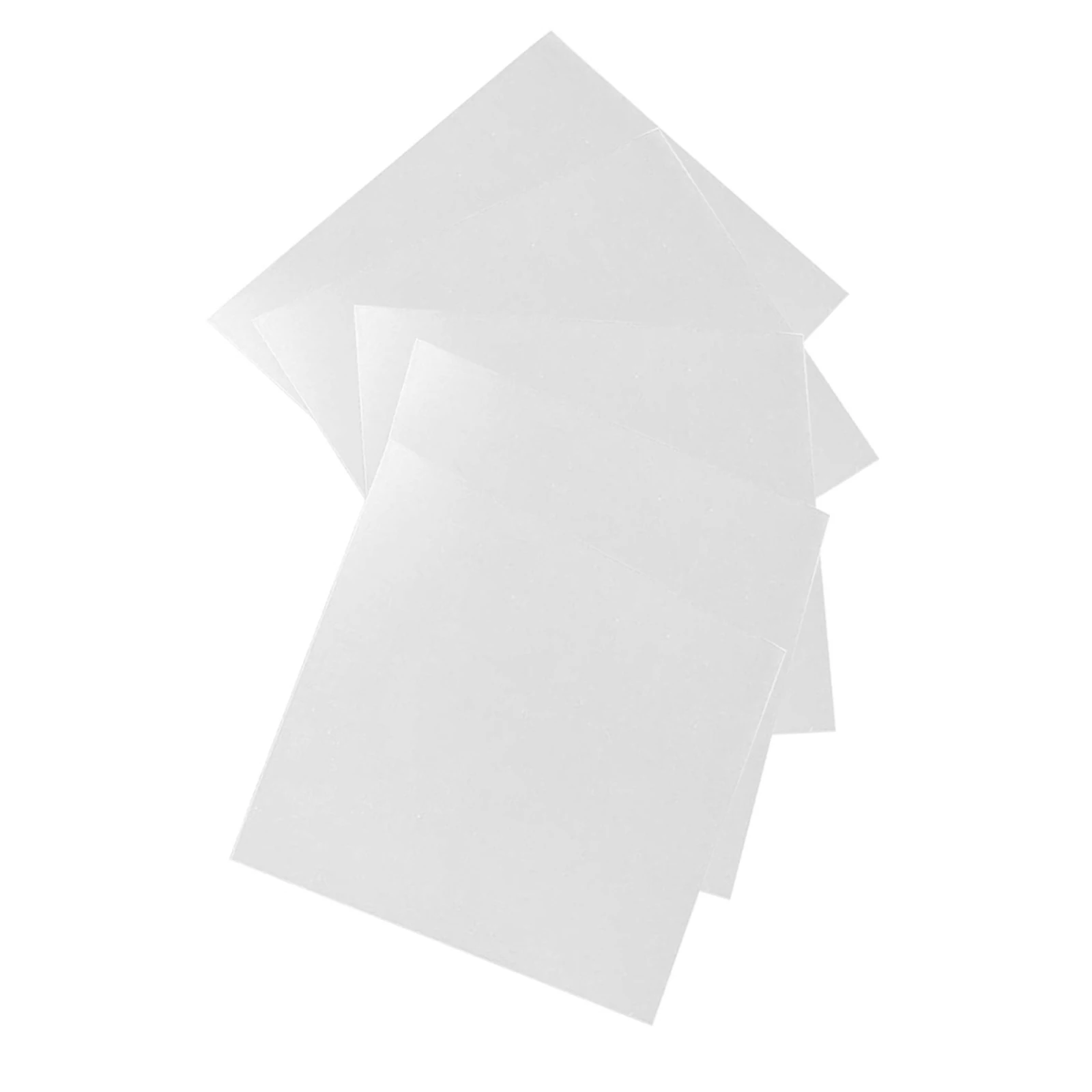 5Pcs 3D Blank Stencil PVC Material Transparent Sheets for Cutting Machine DIY Craft Wall Furniture Photo Album Decoration 3D