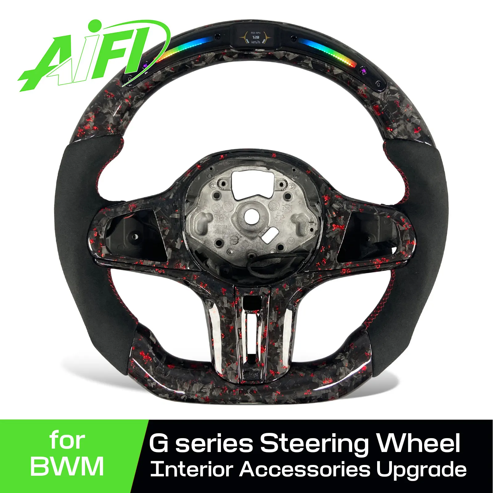 

For BMW G30 G20 G01 G02 G05 G06 G07 M4 M5 F90 M8 X3M X4M X5M X6M F40 F44 F97 F98 F95 F96 Customized Carbon Fiber Steering Wheel