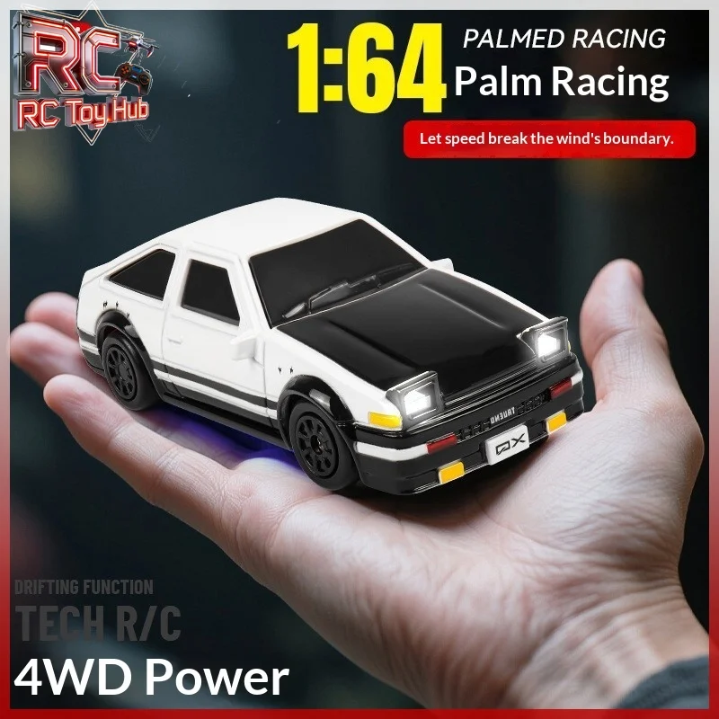 

Универсальная миниатюрная радиоуправляемая дрифт-машинка 1:64, 2.4G, 4WD, гоночная модель с крутой подсветкой шасси, настольная дрифт-игрушка для детей и любителей хобби