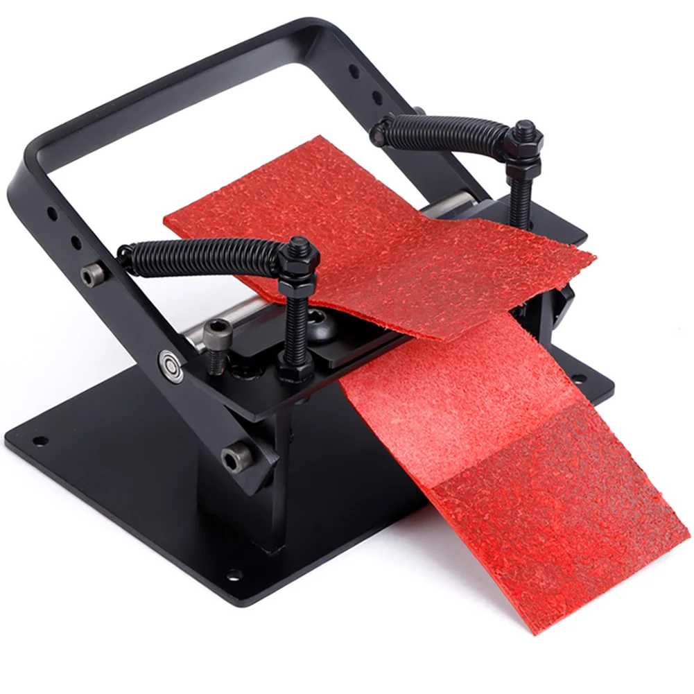 Manual Leather Skiver Splitter Machine Equipped with G-Clip Practical Strap Thinning Cutting Tool for DIY Handcraft Leather Work
