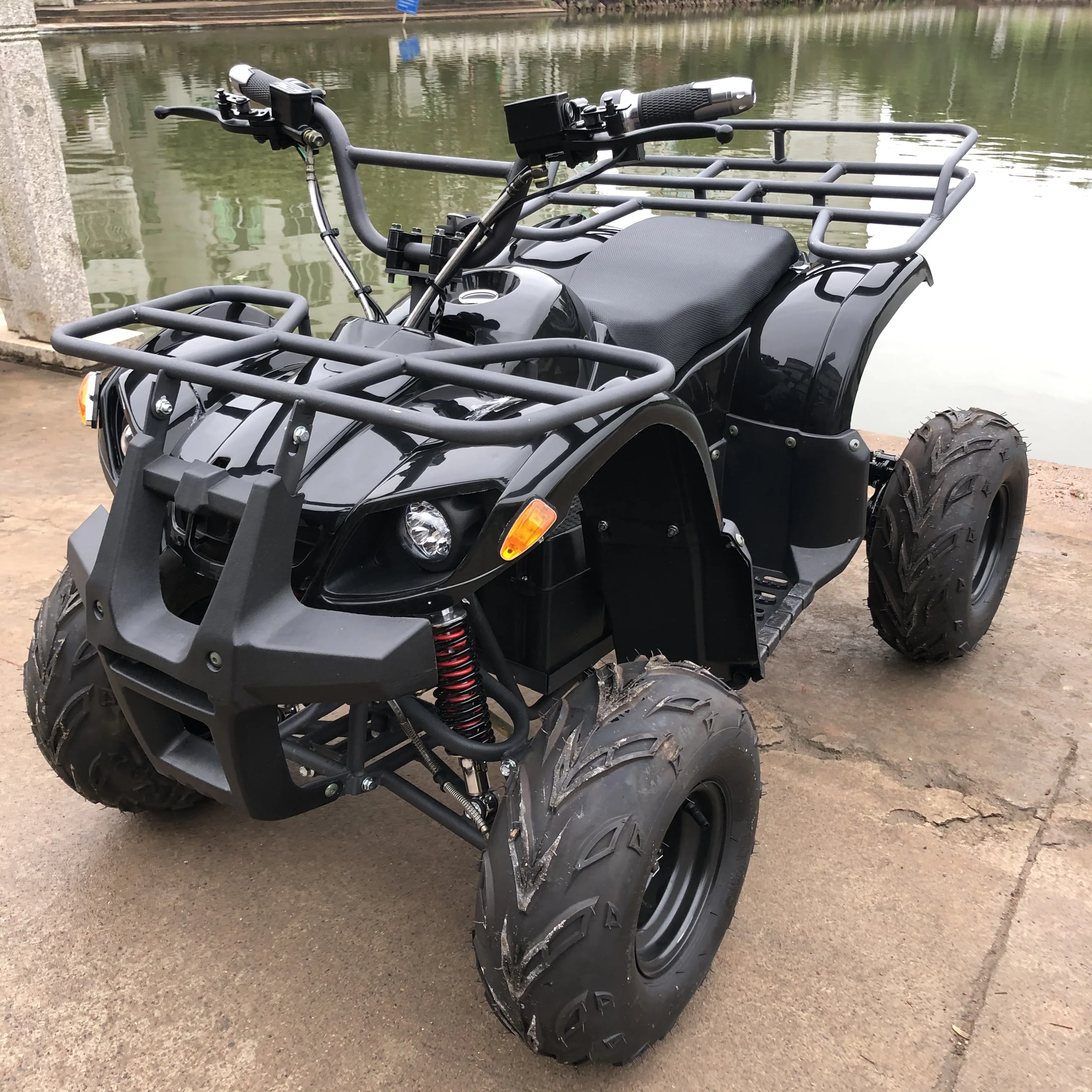 

Automatic Shaft Drive 60V 1000W Electric Quad Bike ATV 4 Wheeler with Disc Brakes