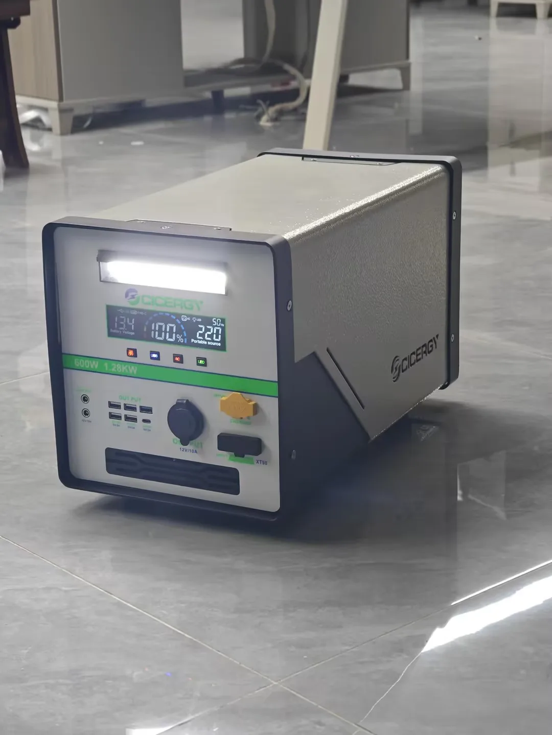 3000W Lithium Battery Portable Power Station With MPPT Solar Generator AC/DC/Car Charge For Outdoor Camping Emergency