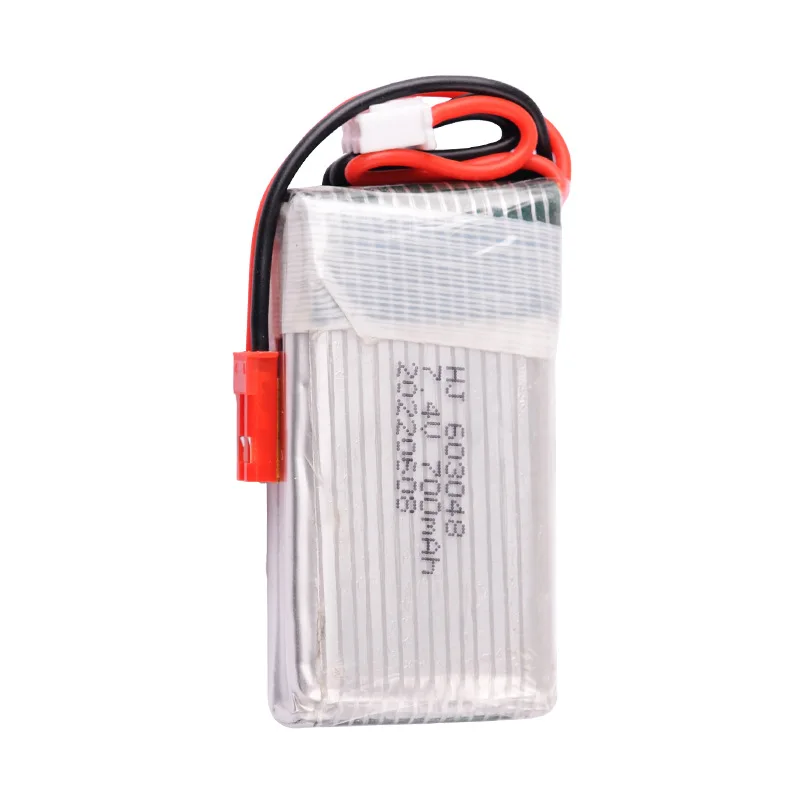 603048 7.4V 700mAh Aircraft Battery for X600 F46 X601H JXD391V Replacement Rechargeable Batteries for Remote-Controlled Aircraft