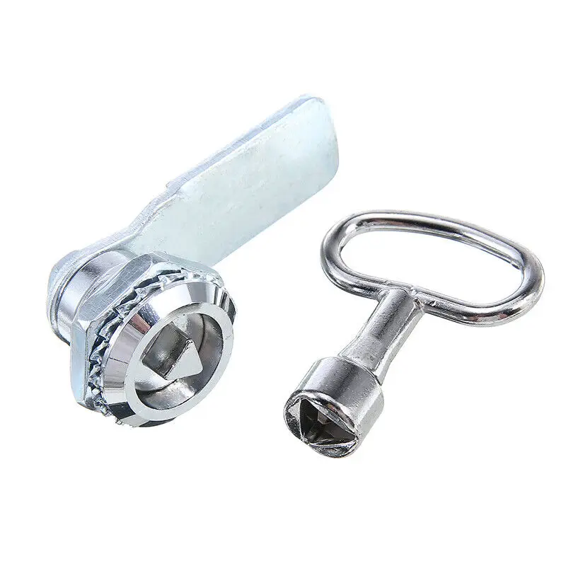 1/3 Sets Gas Meter Cam Lock and Key Gas Electric Meter Door Cabinet Box Latch Locker For Hardware Tool Parts