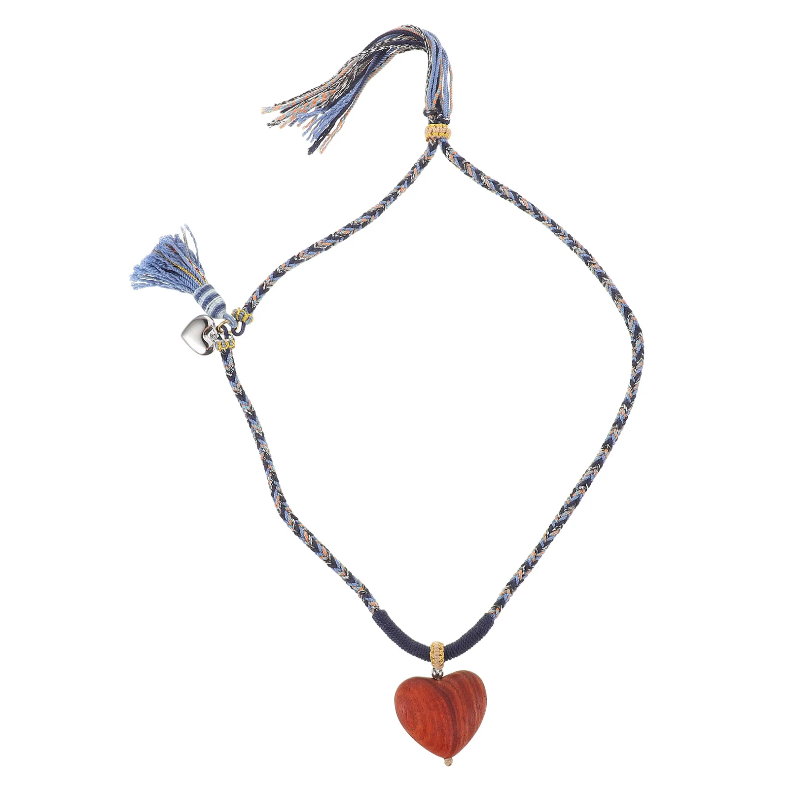 

Long Heart Pendant Necklace Women Durable Fade-Resistant Tassel Sweater Chain Jewelry Winter Holiday Wedding Chains for Women