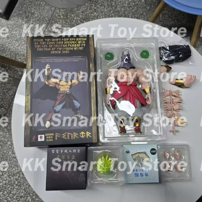 Nueva bestia Deities Kong Studio Dragon Ball Shf Broly Super Saiyan dioses nórdicos Fenrir Rl003 Rl004 Rl005 Anime figuras de acción de juguete