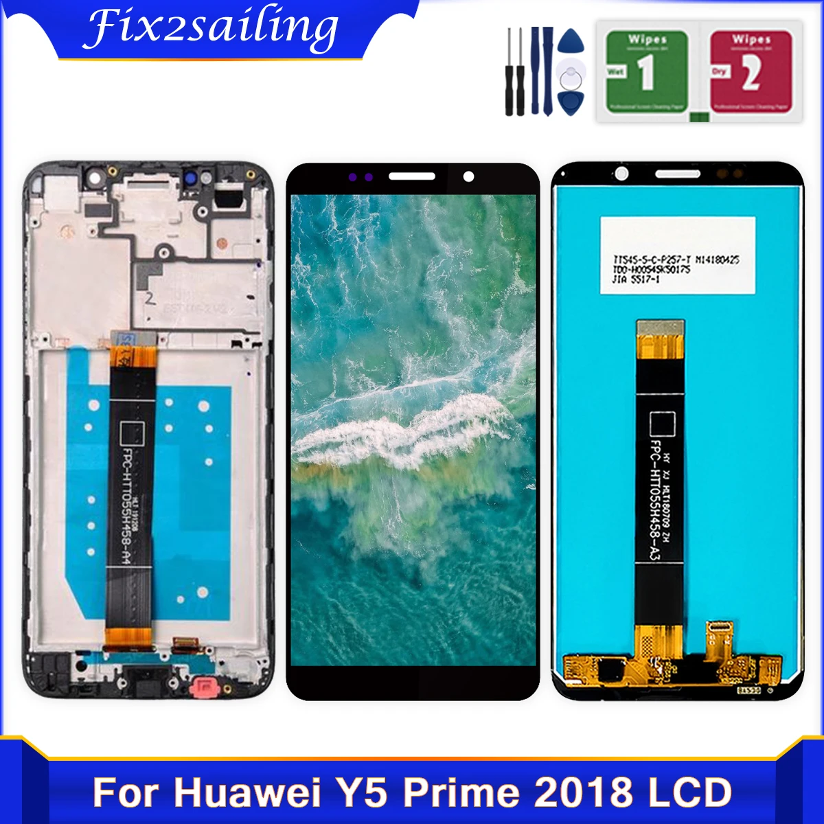 توصية وتحليل لشاشة LCD لجهاز Huawei Y5 2018 Y5 Prime 2018 DRA-LX2/LX3/LX5 شاشة لمس مزودة بجودة عالية
