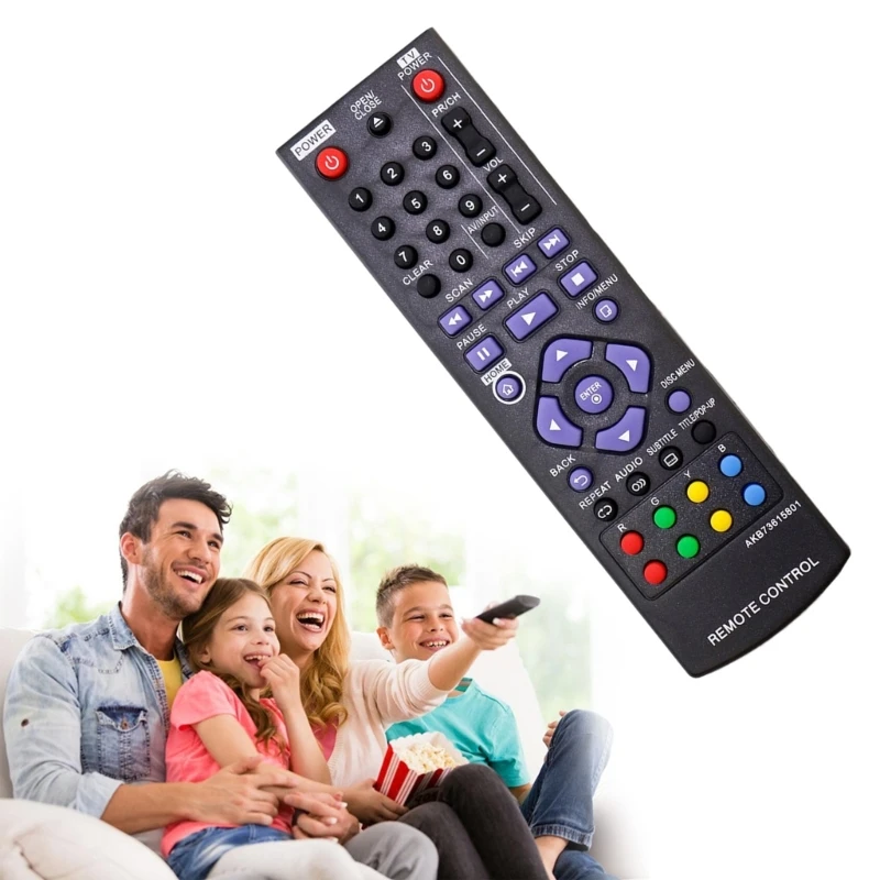 QX2B Portable Remote Control AKB73615801 for lg BP220N BP320 BP125 Blu-ray DVD Player