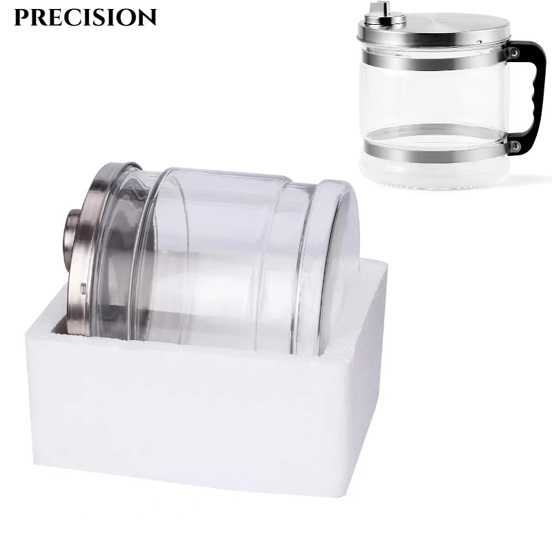 Distiller Pure Water Container 4L Glass Bottle Jug Filter Bucket Multipurpose Collection Jar for Dental Distillation Equipment