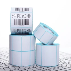 Width 60mm Paper Self Adhesive Thermal White Blank Label Sticker Paper Supermarket Price Direct Print Waterproof Print Supplies