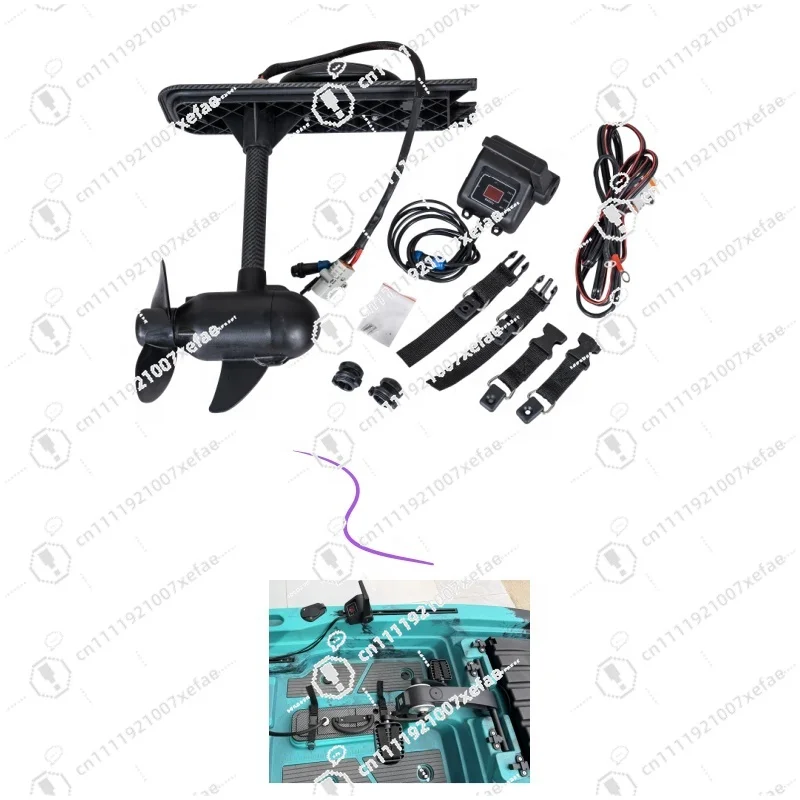 

Мощный электрический буксировочный мотор с бесщеточным гибридным двигателем на 65 фунтов тяги для педальных каяков