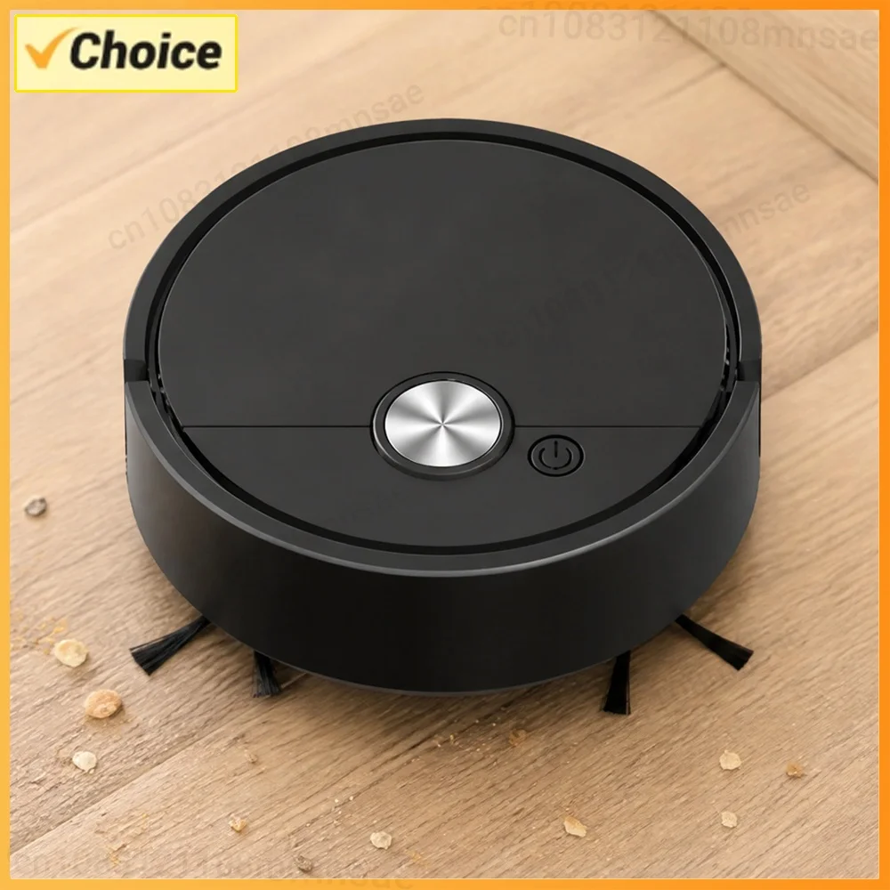 3 In 1 Mini Robots Vacuum Cleaner Automatic Obstacle Avoidance Compact Multi Function Cleaners for Pet Hair&Hard Floor&Carpet