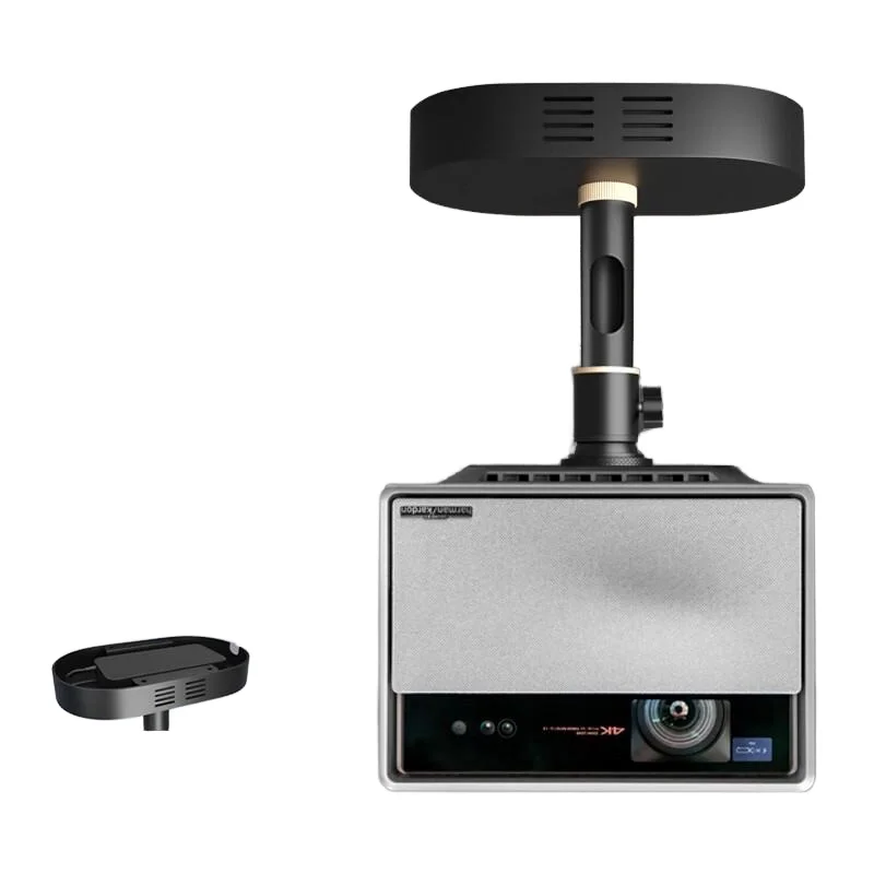 Cine Universal Rotate Projector Bracket Steel Ceiling Mount Heavy Duty Adapter with Adjustable Length 15cm 15kg Load Capacity