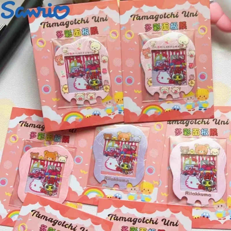 Hot sale Sanrio Tamagotchi Uni Faceplate Silicone Protective Film Kawaii Sticker Cute Hellokitty Tamagotchi Protective Ornament