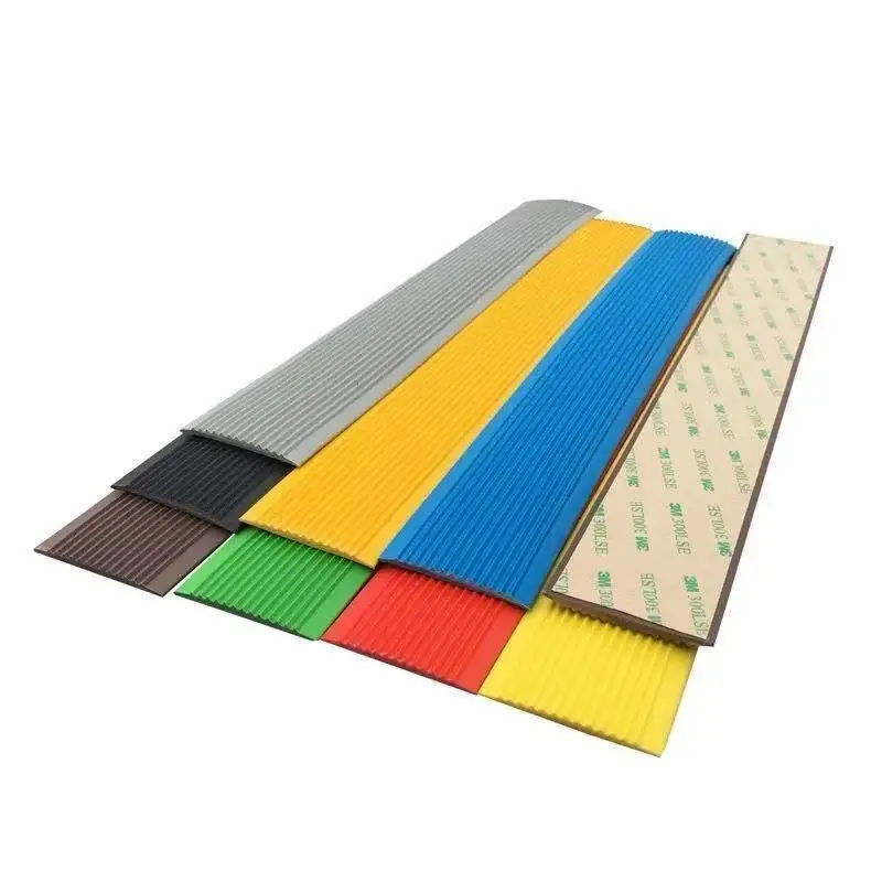 Carpet Pads Mat Self-adhesive Anti-Slip Stair Strip PVC Non Slip Stair Treads Strip Step Protector Rug Stairs
