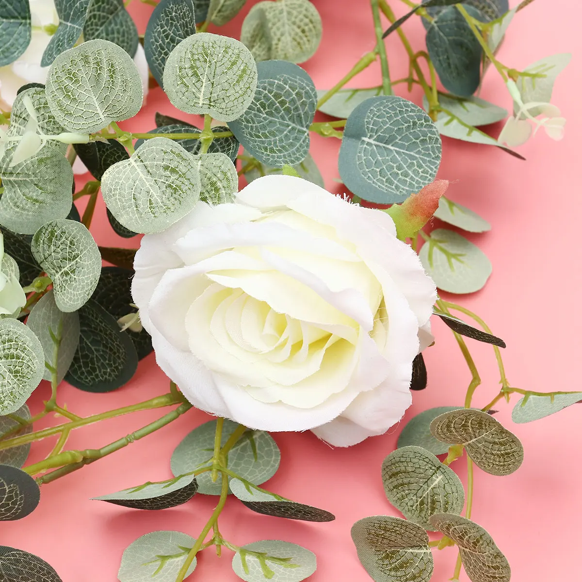 

1.95M Artificial Garland Fake Rattan Wall Decor Hanging Plant Leaves For Wedding Fake Rattan Party Church Decoration