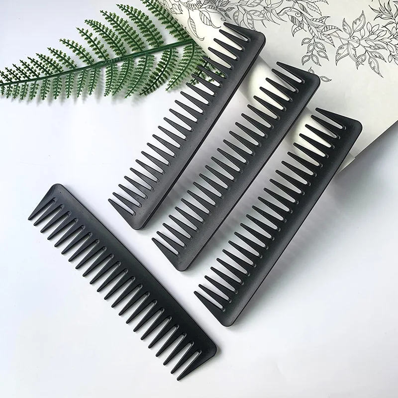 Pro Women Men Wide Tooth Comb Durable Heat Resistance Professional Anti-Static Barber Salon Hair Styling Brush Hairdressing Tool