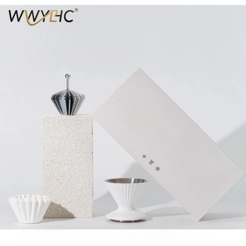 Suitable for Hand Brewed Coffee Filter Cup Set Gift Box  Paper Press Gift