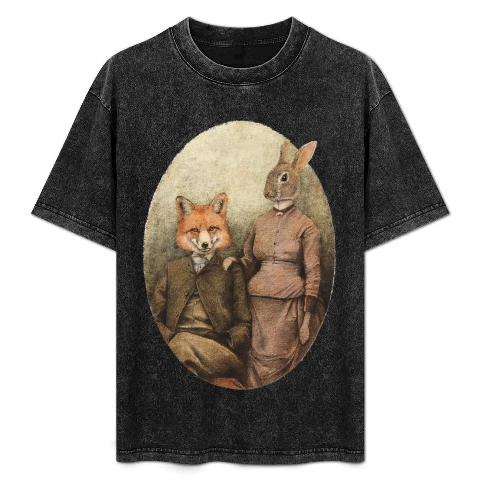 

The Foxes T-Shirt Soft Casual Short Sleeve Cotton Tee