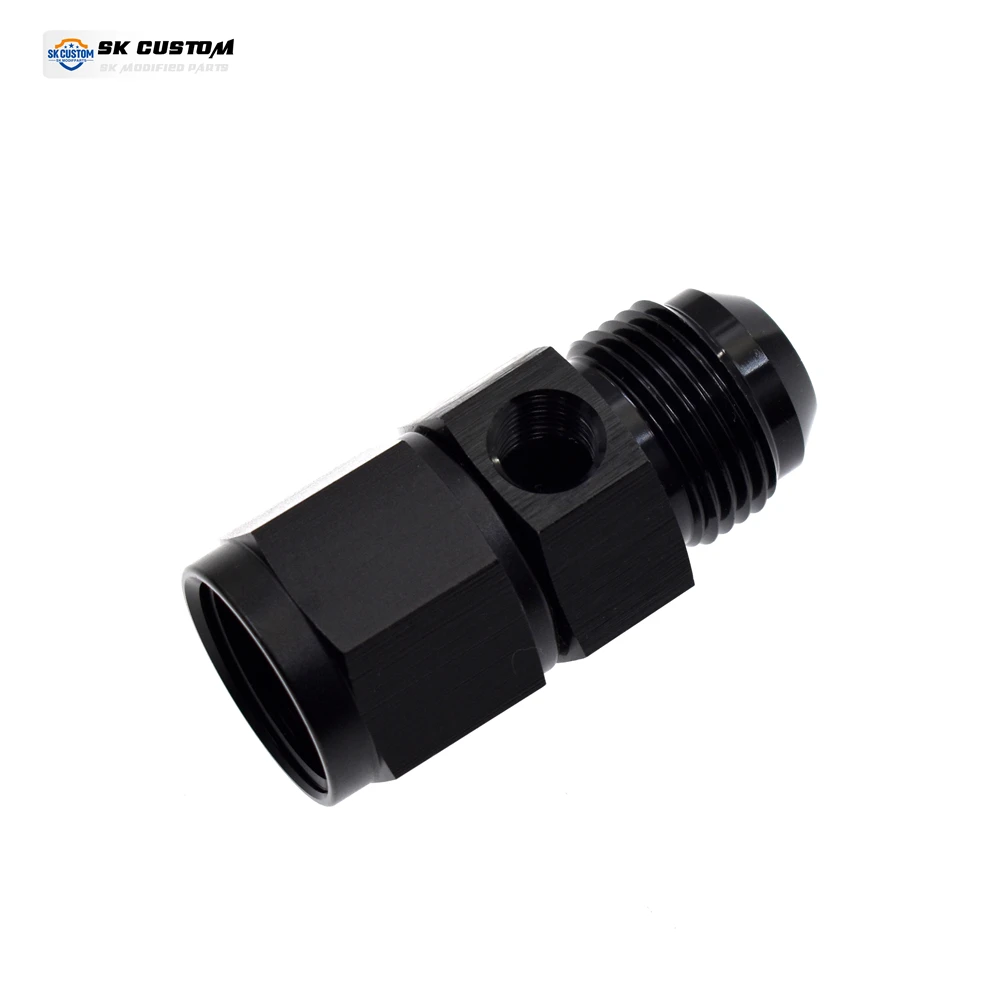 SK CUSTOM AN4/6/8/10/12 Engine Oil Pipe Connection Female To Male Flare Fuel Pressure Take Off Hose Pipe Adapter Fittings 1/8NPT