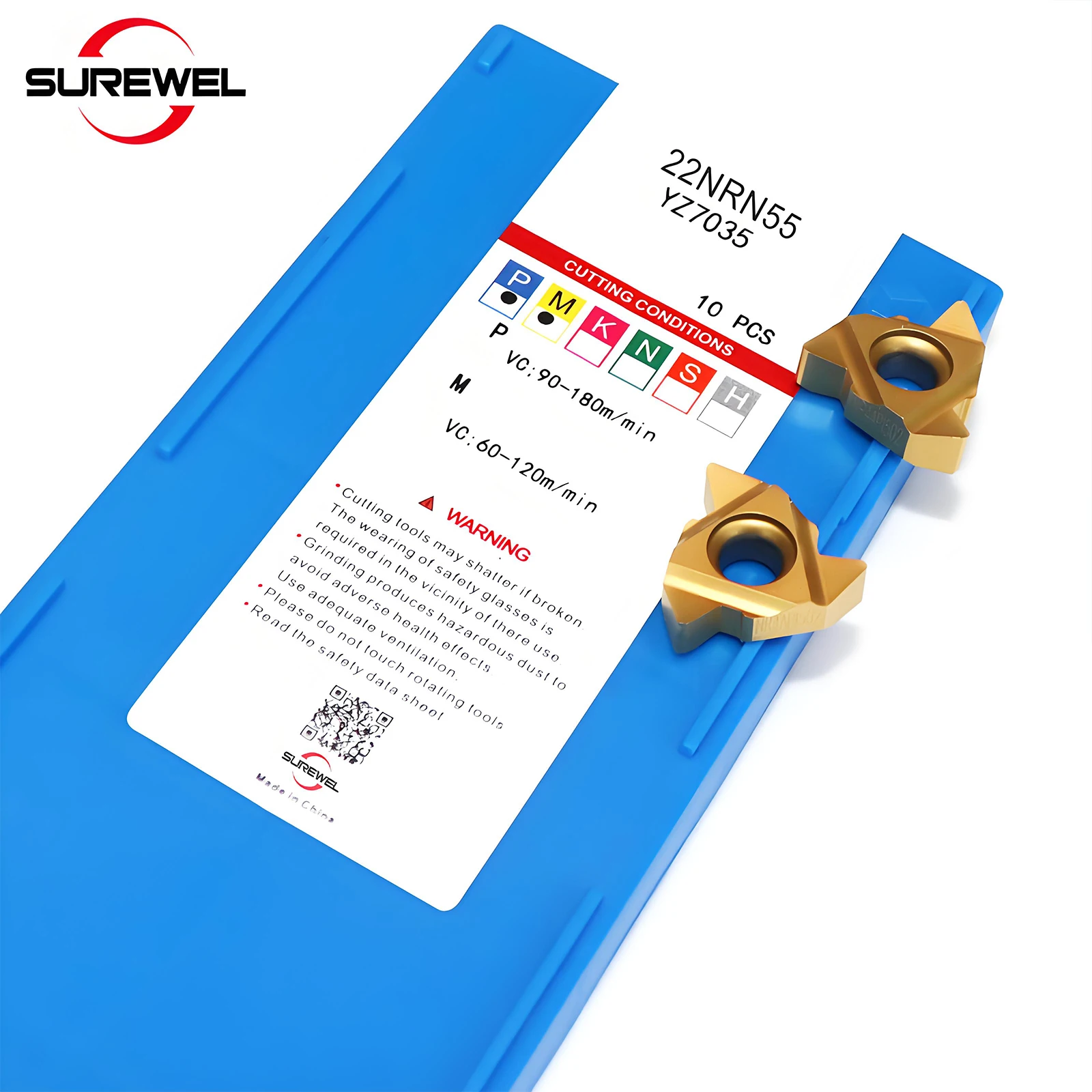 SUREWEL خيط طحن 55 ° 11ERA55 ~ 22ERN55 كربيد إدراج أجزاء مخرطة أداة SER1212F11 ~ SER4040R22 حامل تحول الخيط الخارجي