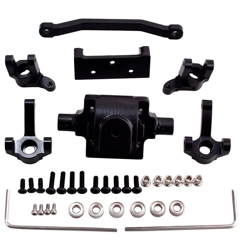 

Metal Upgrade Parts Kit Steering Block Gearbox Housing For HAIBOXING HBX 2098B 1/24