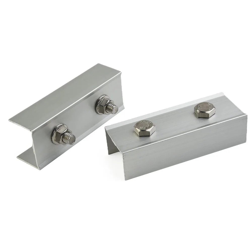 Aluminum Alloy PV Rails Connector Aluminum Alloy For Aluminium Profile High Durability PV Rails Connector Photovoltaic