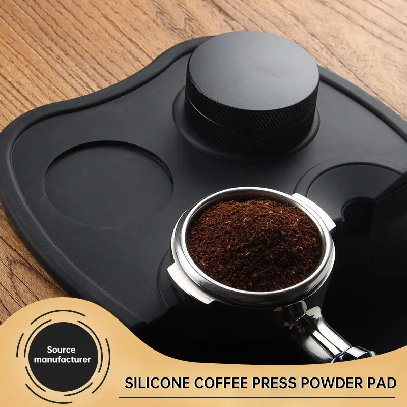 

Espresso Coffee Tampers Mat Station Press Tampering Holder Corner Mat Pad Silicone Coffeeware Tamping barista Coffee WDT Tools