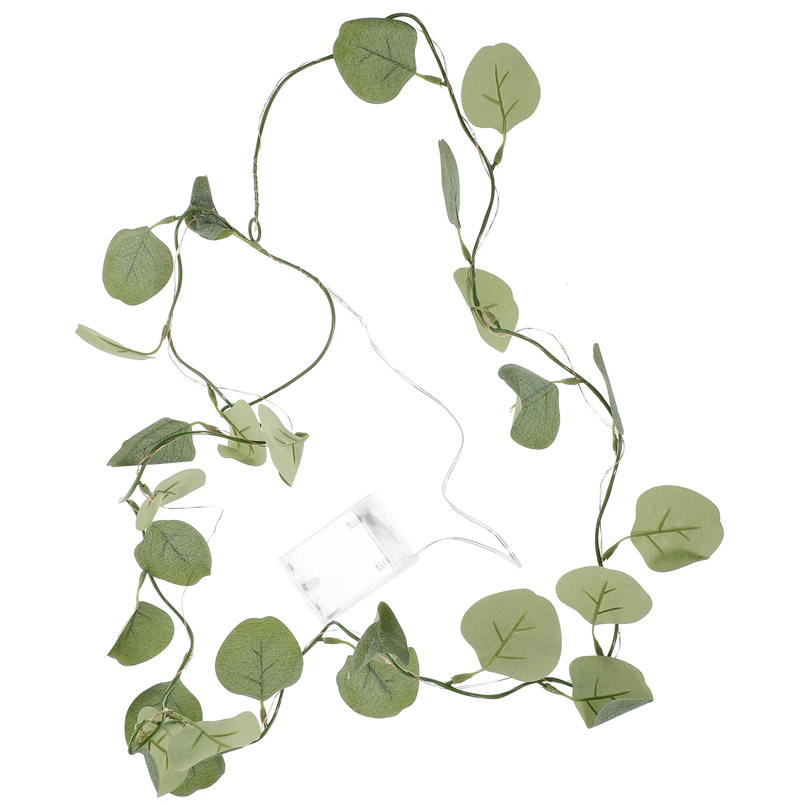 2 M ไฟตกแต่งในร่มใบยูคาลิปตัส Fairy Greenery Vine โคมไฟ LED